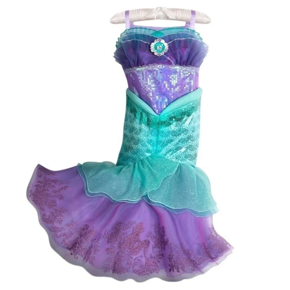 Disney‎ Store Princess Little Mermaid Ariel Halloween Costume Girls 11/12 Purple